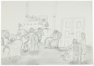 Zeichnungen Besucher Ausstellung 022