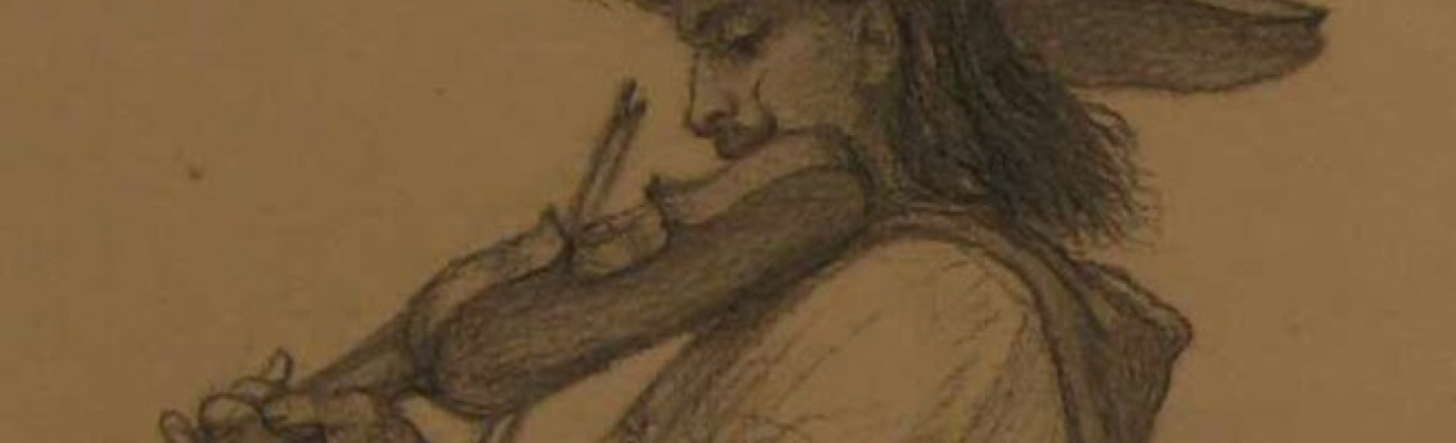 Edward von Steinle Illustration zu Clemens Brentanos Die mehreren Wehmueller und ungarischen Nationalgesichter Ausschnitt 1859 FDH